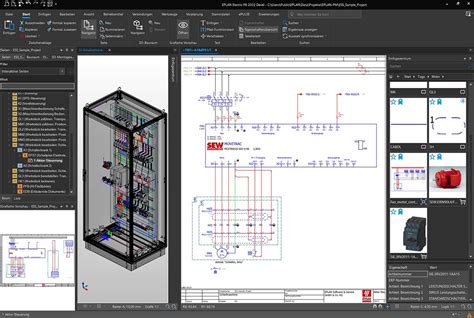 eplan electrical panel layout